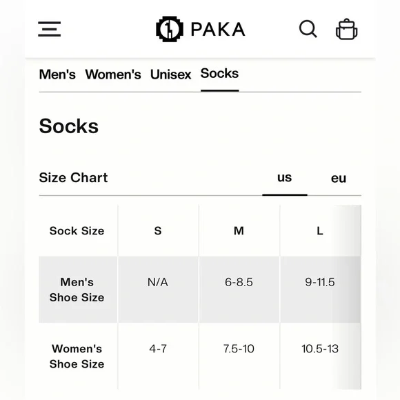 NWT PAKA Mountain Crew Socks Unisex L Made With Alpaca Fiber OUT OF STOCK ONLINE - Picture 5 of 5